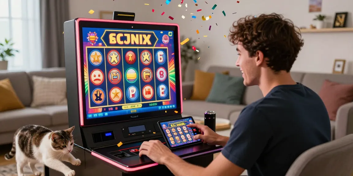 Exciting moment of 89e bet user celebrating a big win on mobile casino.